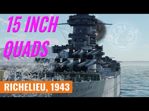 Richelieu, 1943 -  French Anti Bismarck? [War Thunder]