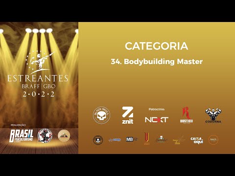 Estreantes 2022 - 34. Bodybuilding Master