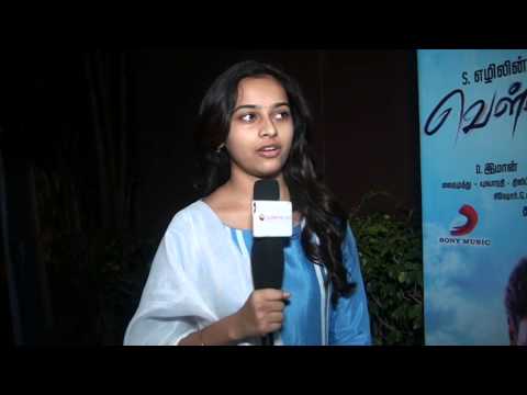Very Sweet and Genuine Person Says Heroine Sri Divya at Vellaikara Durai Audio launch