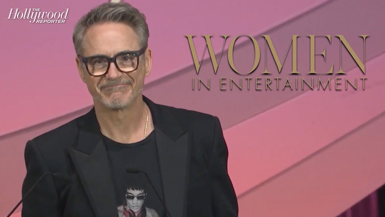 Robert Downey Jr. Introduces Friend and Former Co-Star Gwyneth Paltrow | Women in Entertainment 2025 - YouTube