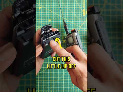 Easiest Quansheng UV-K5(8) battery mod/upgrade. #quansheng #egzumer