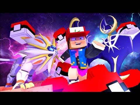 Minecraft: SOLGALEO VS LUNALA ! - CORRIDA DE LUCKY BLOCK PIXELMON