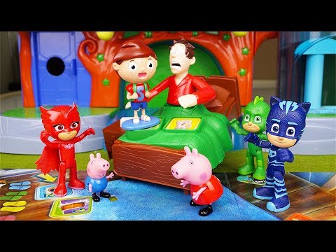 Non Svegliare Papà: i Pj Masks invitano Splash e Peppa Pig per una sfida [Challenge]