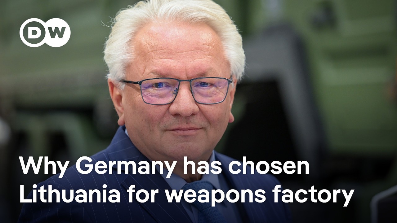 German arms maker Rheinmetall is working on Lithuanian ammunition factory | DW News