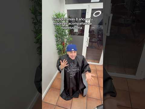 Cuando tenias 8 años y tu madre te acompañaba a la peluquería ✂️💈