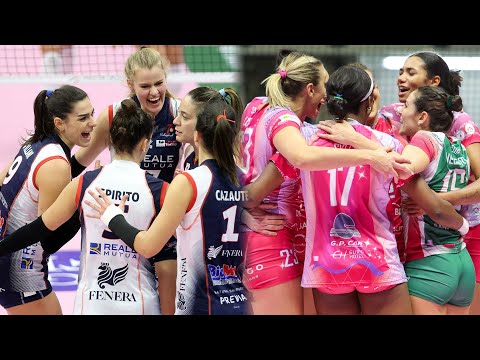 ALL "MEGA RALLY" of the Match Chieri - Milano | Lega Volley Femminile 2022/23