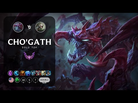 Cho'Gath Top vs Camille - NA Master Patch 13.18