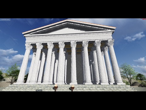 FIRST EVER Virtual Reconstruction for 'TEMPLE OF OLYMPIAN ZEUS', Athens