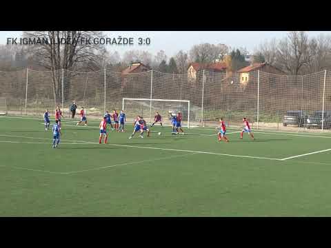 14.kolo Federalne lige za JUNIORE - FK IGMAN ILIDŽA-FK GORAŽDE 3:0