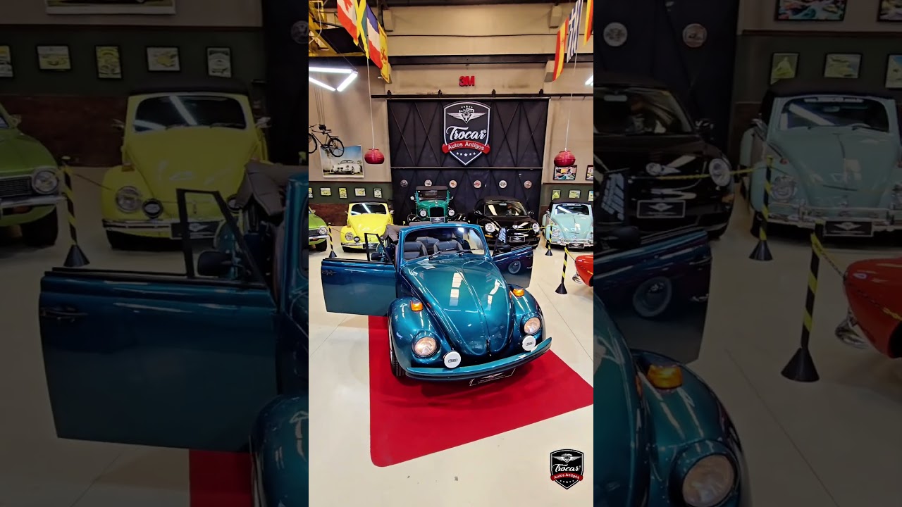 Fusca 1996 passou por uma transformação para conversível e recebeu um projeto de interior 🤩