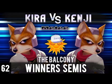 Melee @ the Balcony 62 - Winners Semis ft. Kira (Fox) VS Kenji (Sheik)
