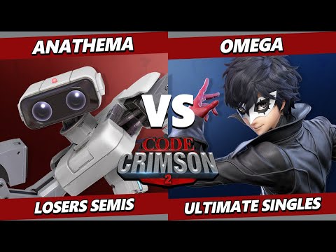 Code Crimson 2 Losers Semis - Anathema (ROB) Vs. Omega (Joker) Smash Ultimate - SSBU