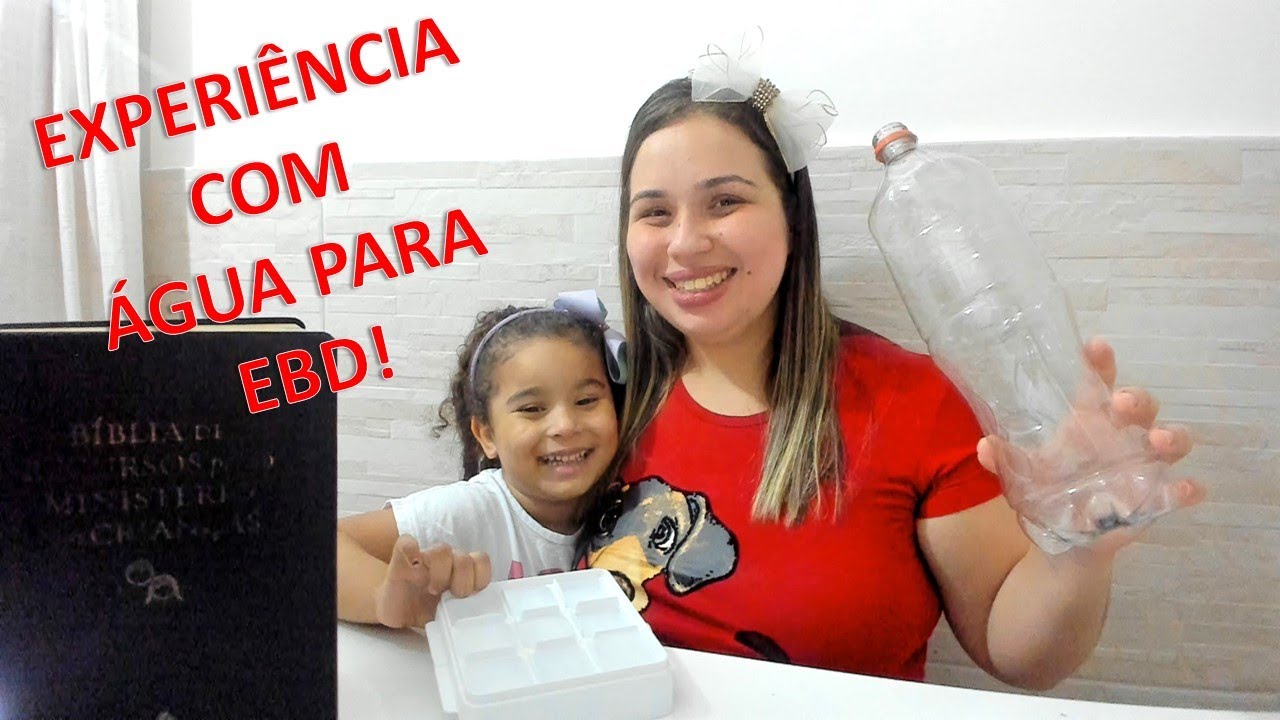 DESCUBRA O QUE É A TRINDADE | ATIVIDADE COM ÁGUA PARA EBD INFANTIL | PAI, FILHO E ESPÍRITO SANTO