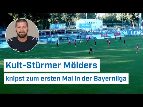 Premieren-Tor: Kult-Stürmer Sacha Mölders trifft zum ersten Mal in der Bayernliga