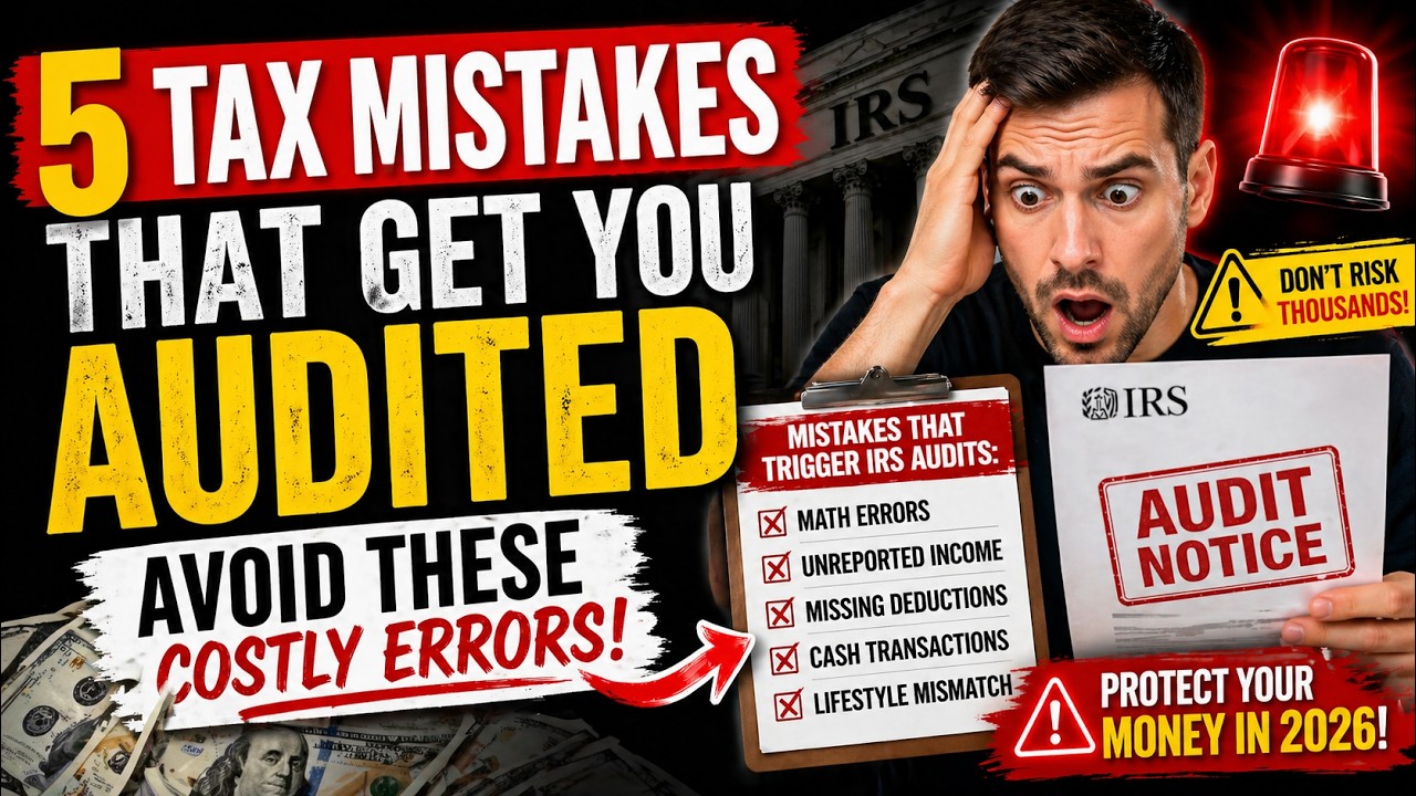 5 Tax Mistakes That Trigger IRS Audits in 2026 🚨