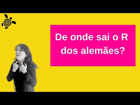 De onde sai o R dos alemães?