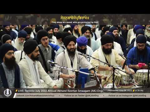 029 Bhai Jagjit Singh Jee Melbourne - Wednesday PM - Toronto July 2022 Annual Akhand Keertan Smaagam