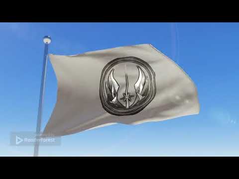 Flag And Anthem Of The Grey Jedi Order Star Wars Fictional