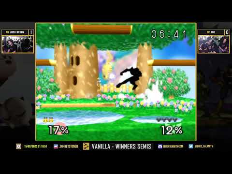 Keystoned VIII   #SSB64   Vanilla Winners Semis   Josh Brody vs  KD3