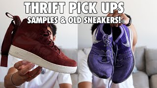 Thrift Pick Ups: Nike Samples & Old Sneakers Found!!
