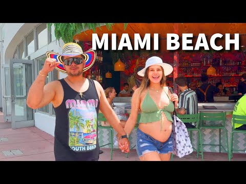 Stunning 4k Walking tour of Collins Avenue in Miami Beach