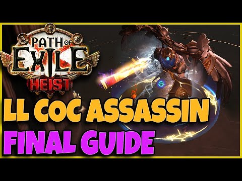 LL CoC Assassin Final Build Guide | Path of Exile Heist
