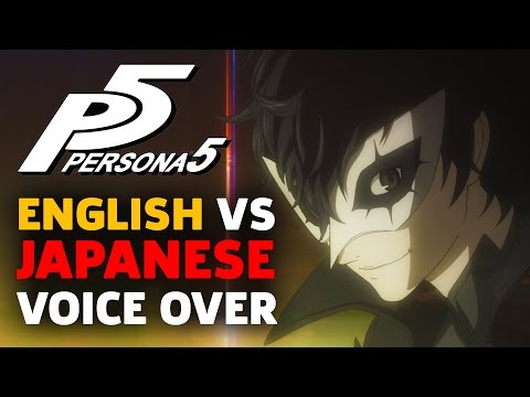 Persona 5 English and Japanese Voice Acting Comparison