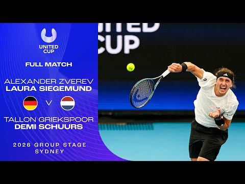 Siegemund/Zverev v Schuurs/Griekspoor Full Match | United Cup 2026 Group F