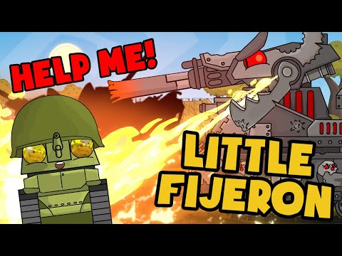 The Story of a Little Fijeron from a loser soldier to a Steel Cyber Monster - Cartoons about tanks