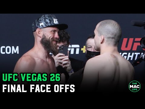 UFC Vegas 26: Final Face Offs