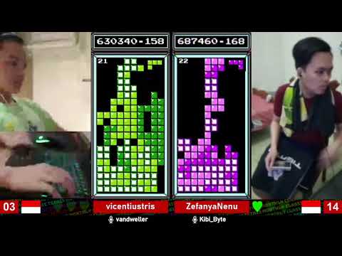 Masters Red Bracket: Vincetiustris, Nenu, B14NK, Pokenerd – Classic Tetris Monthly July 2021