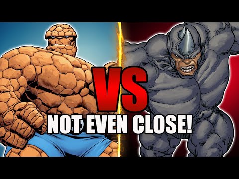 Why The Thing VS Rhino Isn't Even Close!