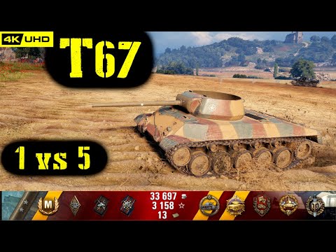 World of Tanks T67 Replay - 11 Kills 3K DMG(Patch 1.6.1)