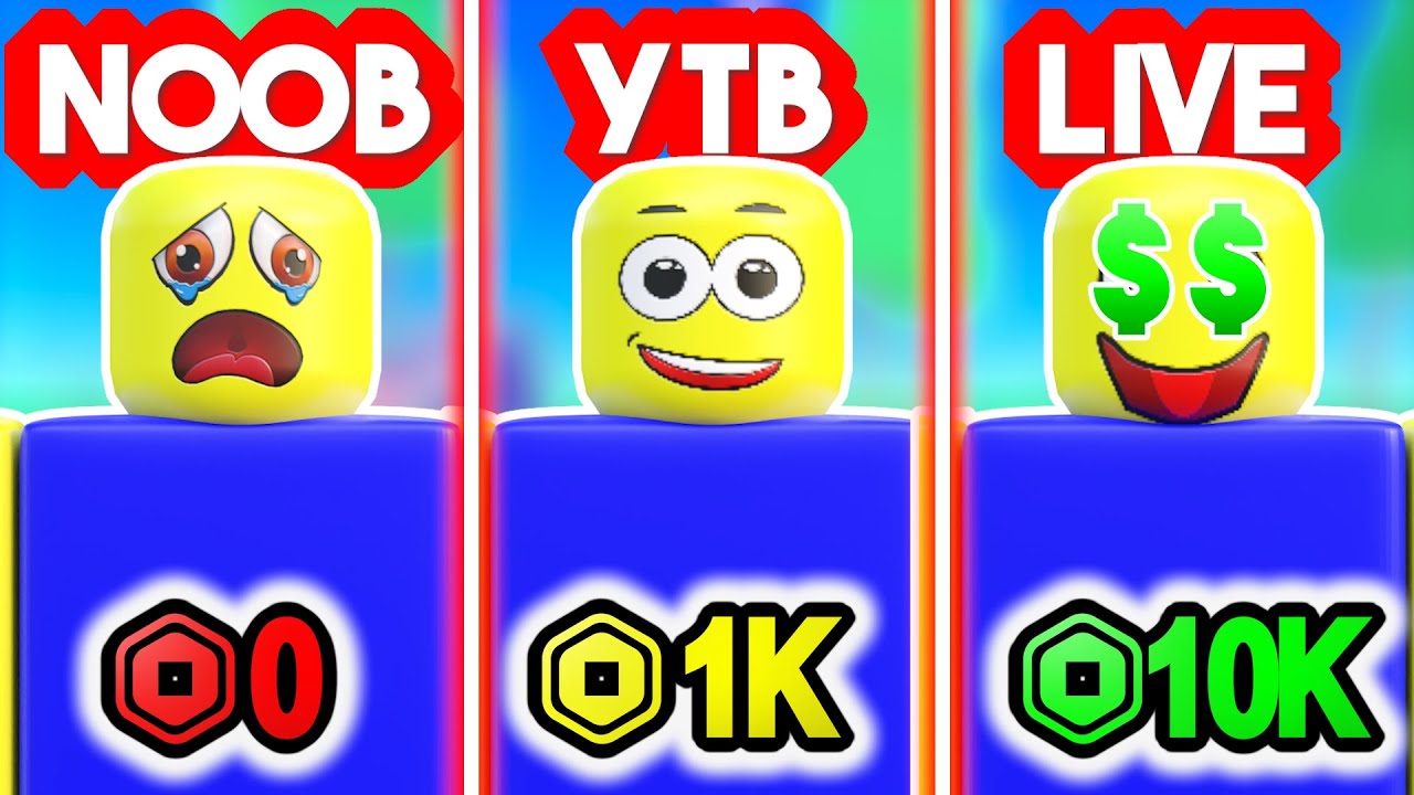 NOOB vs YOUTUBER vs STREAMER (Pls Donate - Roblox)