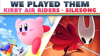 We Played Kirby Air Riders and Hollow Knight Silksong on Switch 2 (It's 120fps!)