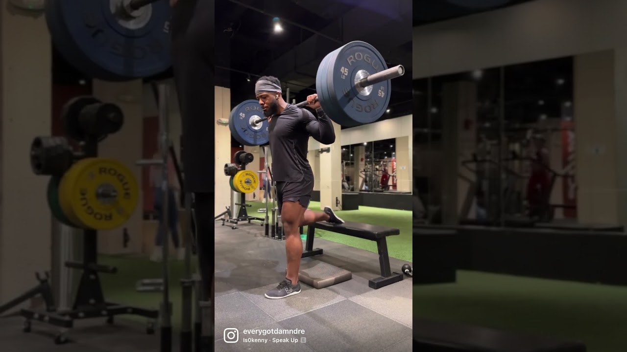 Heavy Bulgarian Split Squat