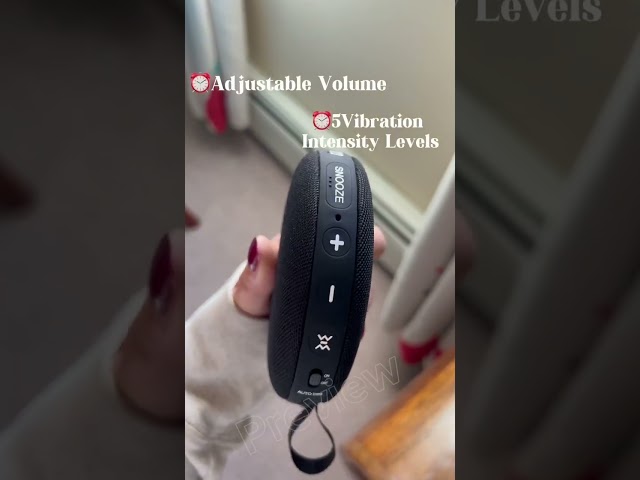 Vídeo relacionado con Gianna Reloj Despertador vibratorio para Personas Que Duermen pesadamente, Reloj Despertador de 110 dB, 3 Modos de activación, atenuación automática, agitador de Cama Recargable con Pilas para