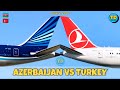 Azerbaijan Airlines Vs Turkish Airlines Comparison 2022! 🇦🇿 Vs 🇹🇷