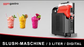Slush-Maschine - 2,5 Liter - 200 Watt - Digital - Schwarz