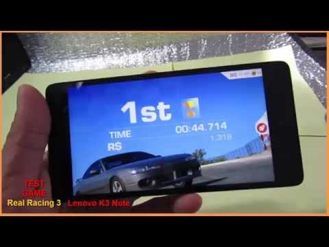 Lenovo K3 Note test game racing 3