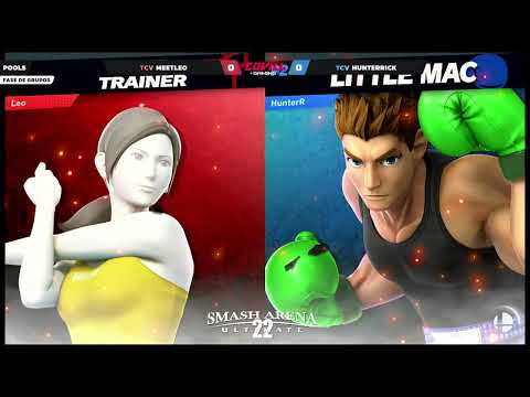 SAU22: Pools - TCV| MeetLeo (Wii Fit Trainer) Vs. TCV| ST HunterRick (Little Mac) - Singles