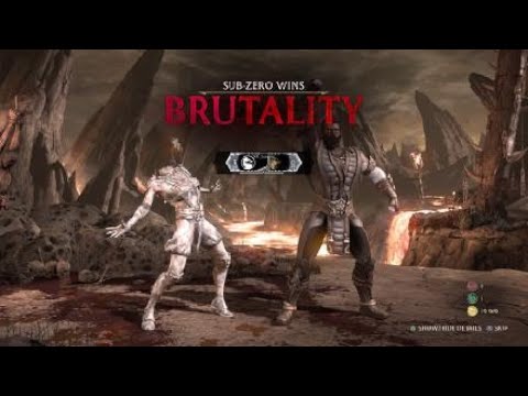 Mortal Kombat X| sub zero brutality on royal storm kitana