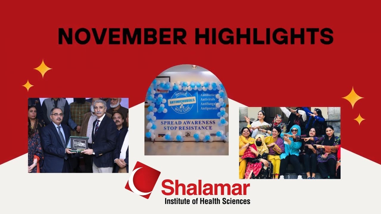 November Highlights | Achievements | Shalamar Institute of Health Sciences