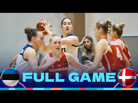 Estonia v Denmark | Full Basketball Game | FIBA Women's EuroBasket 2025 Qualifiers