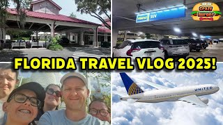 Florida Travel Vlog 2025 - Edinburgh to Orlando Via Washington Dulles With United Airlines!