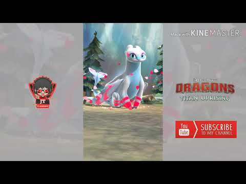 Valentine Light Fury Max 5⭐ - Dragons: Titan Uprising