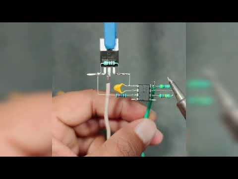 how to make 12volt to 220volt inverter by using 555ic in simple and easily make at home