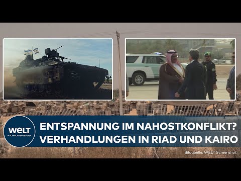 KRIEG IN GAZA: Saudi-Arabien - Neue Verhandlungen über Geisel-Freilassungen und Waffenstillstand