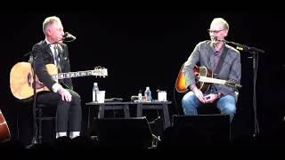 Lyle Lovett &amp; John Hiatt "Train To Birmingham" (battery died but the banter is great!)
