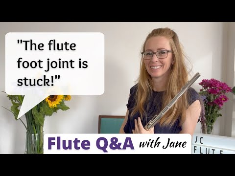 Flute Q&A: My flute foot joint is stuck!